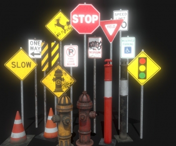 Modern Traffic Sign-ID:483685029