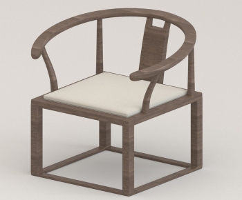 New Chinese Style Single Chair-ID:389950992