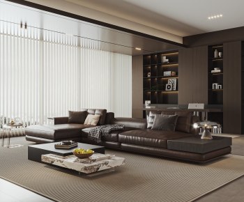 Modern A Living Room-ID:592421058