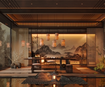 New Chinese Style Tea House-ID:432401904