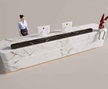 Modern Reception Desk-ID:112760157