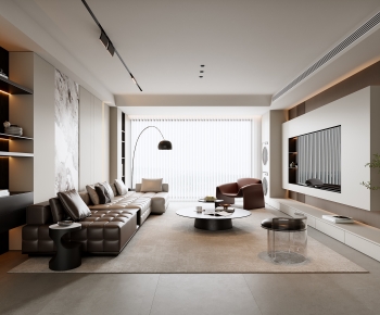 Modern A Living Room-ID:524595985