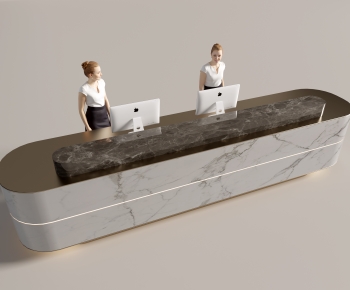 Modern Reception Desk-ID:758992919