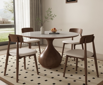 Modern Dining Table And Chairs-ID:855654001