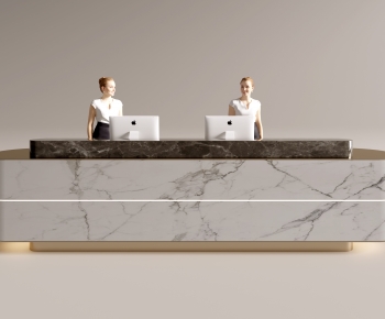 Modern Reception Desk-ID:493150956