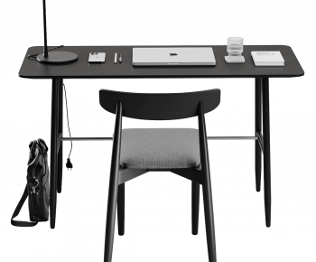 Modern Computer Desk And Chair-ID:244962937