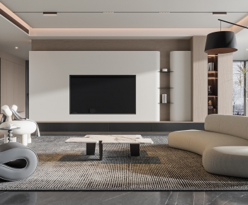 Modern A Living Room-ID:346673972