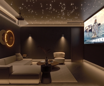 Modern Audiovisual Room-ID:613533972