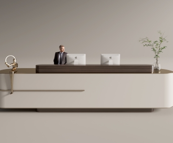 Modern Reception Desk-ID:736337902