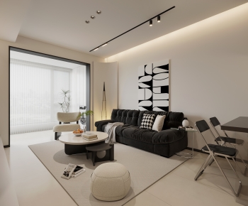 Modern A Living Room-ID:603796963