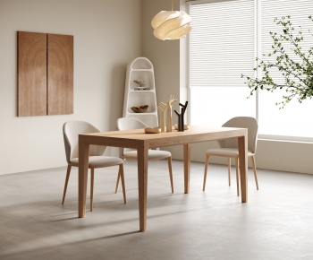 Nordic Style Dining Table And Chairs-ID:160456907