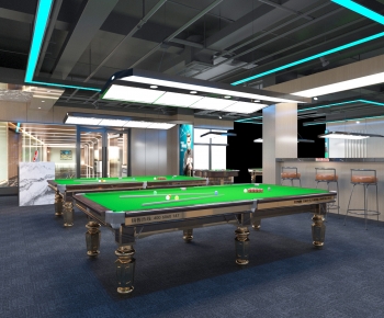 Modern Billiard Room-ID:979428056