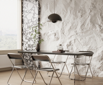 Modern Dining Table And Chairs-ID:651330957