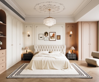 French Style Bedroom-ID:596664911