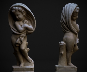 European Style Sculpture Sketch-ID:276169817