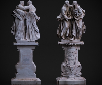 European Style Sculpture Sketch-ID:297405966