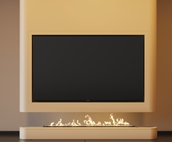 Modern Fireplace-ID:414454942