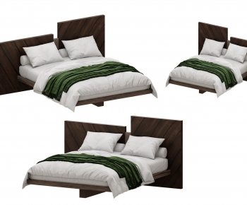 Modern Double Bed-ID:480426078