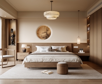 New Chinese Style Bedroom-ID:432605039