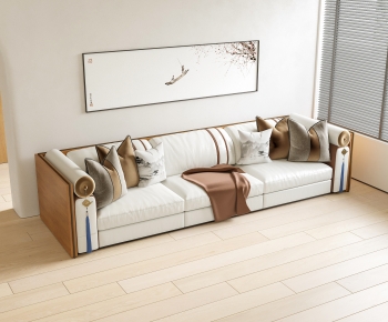 New Chinese Style Multi Person Sofa-ID:238733058