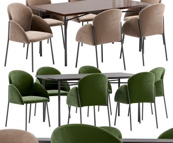 Modern Dining Table And Chairs-ID:487926965