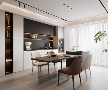 Modern Dining Room-ID:555805927