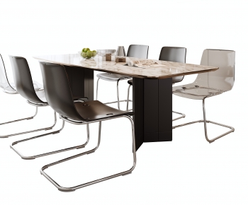 Modern Dining Table And Chairs-ID:617342008