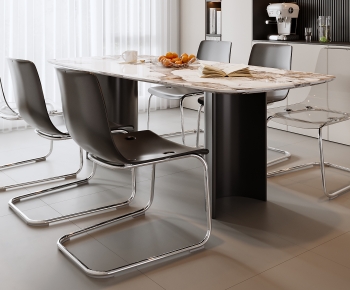 Modern Dining Table And Chairs-ID:274986031