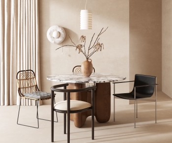 Modern Dining Table And Chairs-ID:385183108