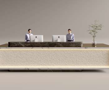 Modern Reception Desk-ID:653986937