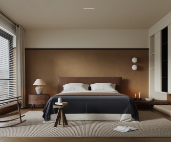 Wabi-sabi Style Bedroom-ID:400213002