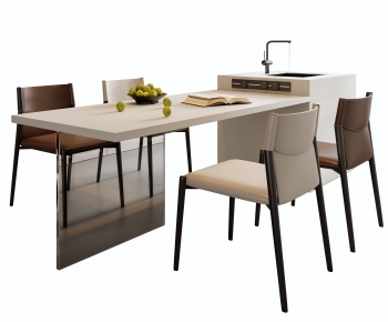 Modern Dining Table And Chairs-ID:972361094