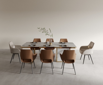 Modern Dining Table And Chairs-ID:107307913