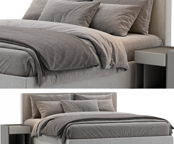 Modern Double Bed-ID:364533901