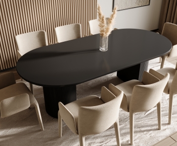 Modern Dining Table And Chairs-ID:653805977