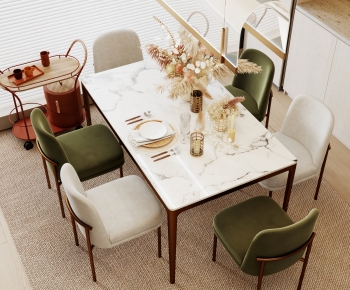 Modern Dining Table And Chairs-ID:583970078