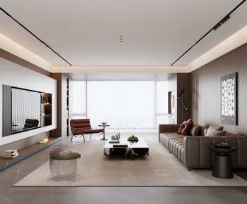 Modern A Living Room-ID:491017106