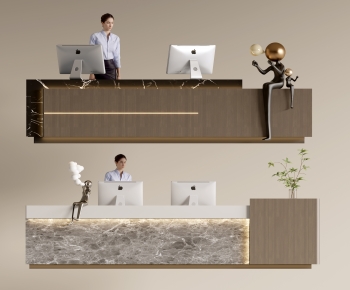 Modern Reception Desk-ID:987647066