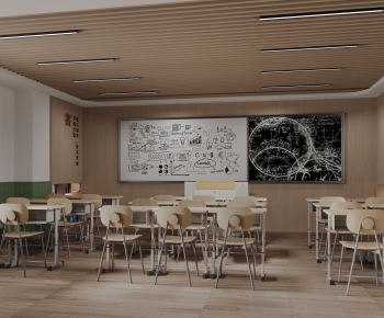 Modern School Classrooms-ID:783694983