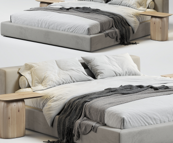 Modern Double Bed-ID:620424996