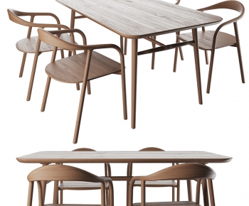 Nordic Style Dining Table And Chairs-ID:231575013