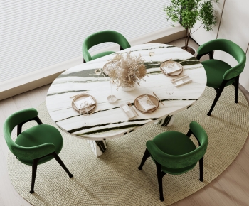 Modern Dining Table And Chairs-ID:576718097