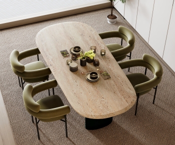 Modern Dining Table And Chairs-ID:764125119