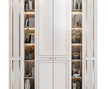 Simple European Style Decorative Cabinet-ID:631289569