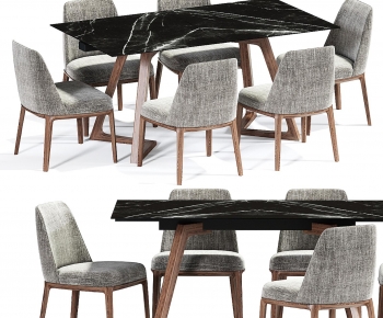 Modern Dining Table And Chairs-ID:295171985