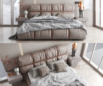 Modern Double Bed-ID:484361893