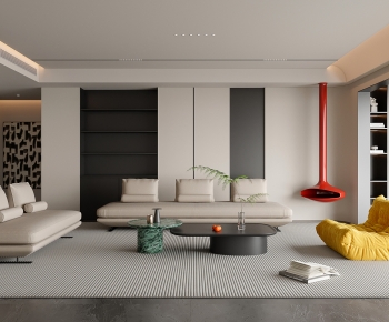 Modern A Living Room-ID:384390126