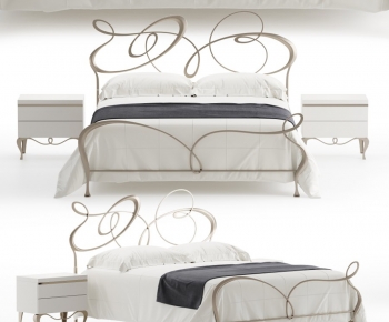 American Style Double Bed-ID:177865986