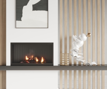 Modern Fireplace-ID:516350311