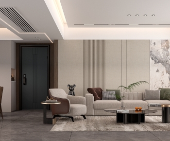 Modern A Living Room-ID:346601059